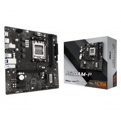 Mainboard|ASROCK|AMD A620A|Socket AM5|micro ATX|RAM DDR5-SDRAM|2xSlots|1xNumber of M.2 (M) slots|A620AM-P