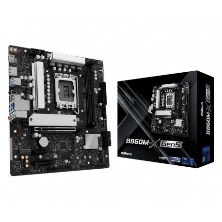 Mainboard|ASROCK|Intel B860|LGA 1851 (Socket V1)|micro ATX|RAM DDR5-SDRAM|2xSlots|1xNumber of M.2 (M) slots|B860M-XGEN5
