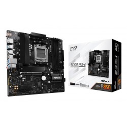 Mainboard|ASROCK|AMD B850|SAM5|Micro-ATX|Memory DDR5|Memory slots 4|1xPCI-Express 4.0 4x |1xPCI-Express 5.0 16x|1xM.2|1xHDMI|1xD
