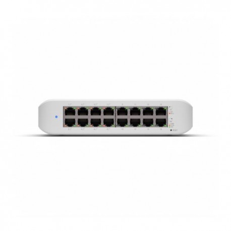 Switch|UBIQUITI|USW-LITE-16-POE|Type L2|16x10Base-T / 100Base-TX / 1000Base-T|PoE+ ports 8|45 Watts|USW-LITE-16-POE