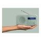 Sharp DR-P420(GN) Tokyo Portable Digital Radio, FM/DAB/DAB+, Bluetooth 5.0, USB or Battery Powered, Aquamarine Green | Sharp