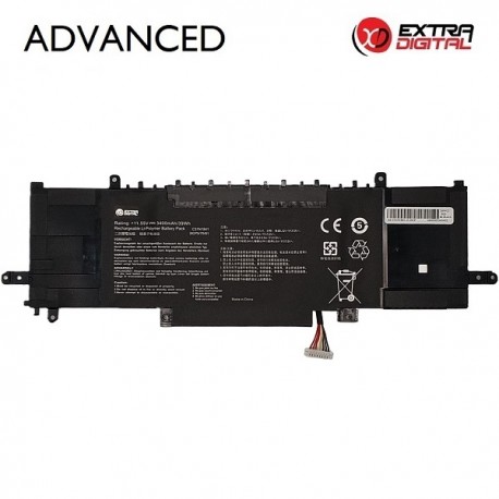 Nešiojamo kompiuterio baterija ASUS C31N1841, 3400mAh, Extra Digital Advanced