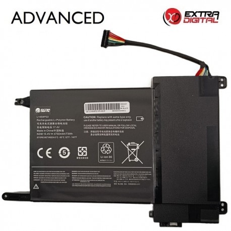 Nešiojamo kompiuterio baterija LENOVO L14S4P22,&nbsp;4750mAh, Extra Digital Advanced