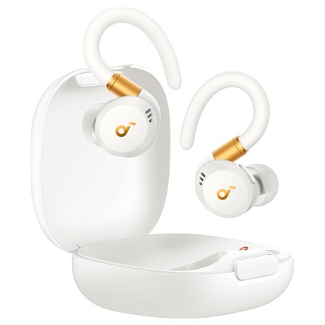 Anker Soundcore | Earbuds with Hook | Sport X20 | Bluetooth | ANC | White/Gold