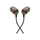 Marley Wired Earbuds | Smile Jamaica | Built-in microphone | USB Type-C | Brass