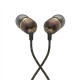 Marley Wired Earbuds | Smile Jamaica | Built-in microphone | USB Type-C | Brass