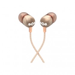 Marley Wired Earbuds | Smile Jamaica | Built-in microphone | USB Type-C | Copper