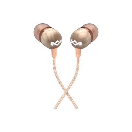 Marley Wired Earbuds | Smile Jamaica | Built-in microphone | USB Type-C | Copper