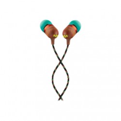 Marley Wired Earbuds | Smile Jamaica | Built-in microphone | USB Type-C | Rasta