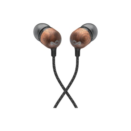 Marley Wired Earbuds | Smile Jamaica | Built-in microphone | USB Type-C | Signature Black