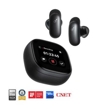 Anker Soundcore Wireless Earbuds | Liberty 5 Pro Max | Bluetooth | In-Ear | Microphone | Black | Noise canceling | Noise reducti