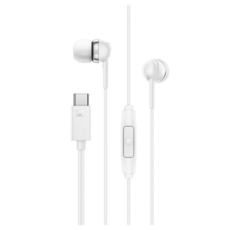 Sennheiser Headphones | CX 80U | Wired | In-ear | Microphone | White