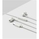 Sennheiser Headphones | CX 80U | Wired | In-ear | Microphone | White