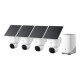 Anker Eufy SoloCam E42 4-Cam Kit (HomeBase 3) | 8 MP | F/1.6 | IP65 | Micro SD, Max. 128 GB