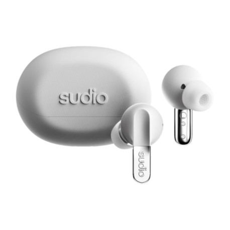 Sudio Earbuds | N3 Pro | Bluetooth | In-ear | Microphone | Chrome White | Noise canceling | Wireless