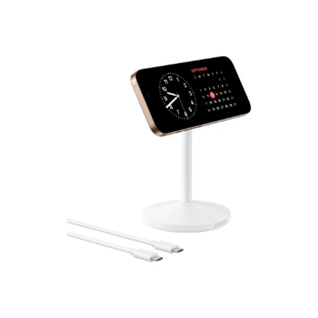 Anker MagGo Wireless Charger Single Stand White