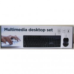 SALE OUT. Gembird KBS-UM-04 Multimedia desktop set, black, US-Layout | SALE OUT. | Gembird | Multimedia desktop set | KBS-UM-04 