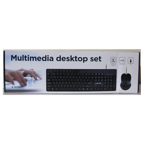 SALE OUT. Gembird KBS-UM-04 Multimedia desktop set, black, US-Layout | SALE OUT. | Gembird | Multimedia desktop set | KBS-UM-04 