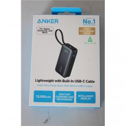 SALE OUT. Anker 545 Nano Power Bank | A1259G11 | 10000 mAh | Black | DEMO