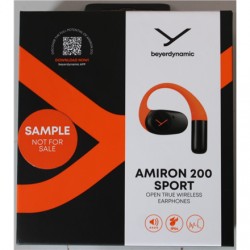 SALE OUT. Beyerdynamic AMIRON 200 Open TWS earphones with charging case and USB cable, Sport Sample DEMO | Beyerdynamic DEMO | W