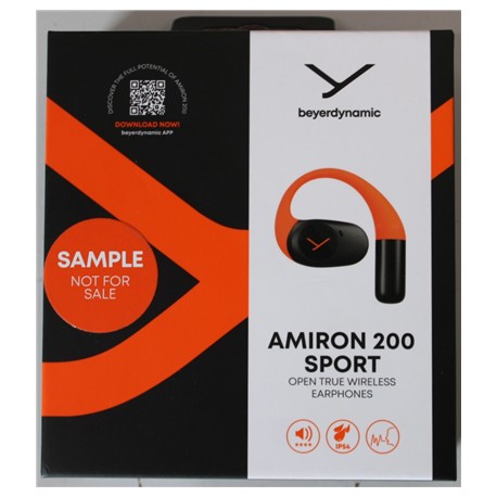 SALE OUT. Beyerdynamic AMIRON 200 Open TWS earphones with charging case and USB cable, Sport Sample DEMO | Beyerdynamic DEMO | W