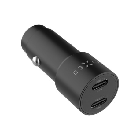 Fixed Dual USB-C Car Charger, 65W, PD 3.0