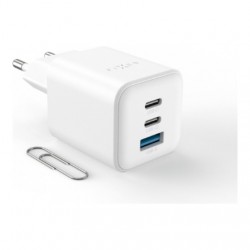Fixed Mini 2x USB-C and USB GaN Charger 65W