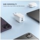 Fixed Mini 2x USB-C and USB GaN Charger 65W