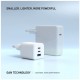 Fixed Mini 2x USB-C and USB GaN Charger 65W