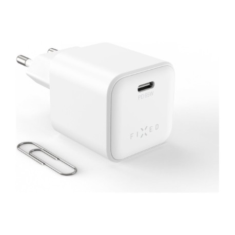 Fixed Mini GaN power adapter with USB-C output and PD support, 65W