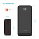 Fixed Power Bank Zen2 20 with LCD Display and PD 20W Output | 20000 mAh | Black