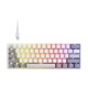 CORSAIR CLIPPER PRO MINI 60 Hall Effect Gaming Keyboard, Backlit RGB LED, CORSAIR MGX Core, White , PBT DS Keycaps