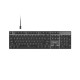 Natec Amberjack | Keyboard | Wired | US | Linear | White backlight, Hot-swappable switches, Anti-ghosting, Built-in memory, Macr