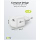 Goobay 20 W USB-C PD GaN Fast Charger Nano | USB-C