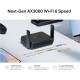 Mercusys AX3000 Travel Router | MR84X-Travel | 802.11a | 574/2402 Mbit/s | 10/100/1000 Mbit/s | Ethernet LAN (RJ-45) ports 1 | M