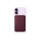 APPLE iPhone FineWoven Wallet with MagSafe - Burgundy