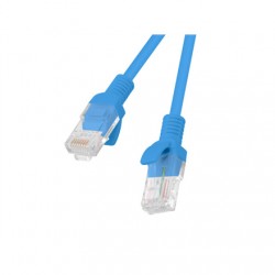 Lanberg Patchcord CAT.5E UTP 2M fluke passed 10-pack, Blue | PCU5-20CC-0200-B