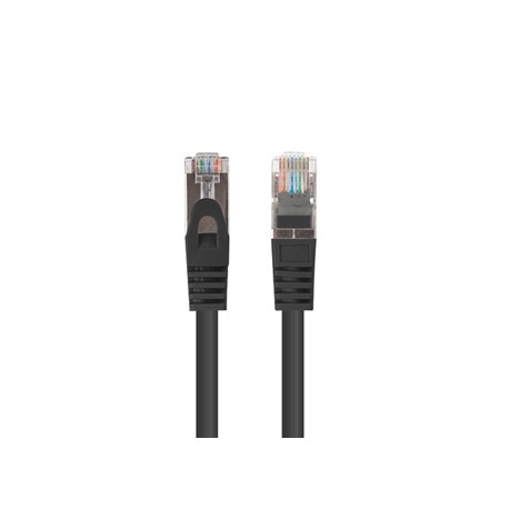 Lanberg Patchcord CAT.6 FTP 0.25M fluke passed 10-pack, Black | PCF6-20CC-0025-BK