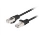 Lanberg Patchcord CAT.6 FTP 5M fluke passed 10-pack, Black | PCF6-20CC-0500-BK