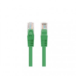 Lanberg Patchcord CAT.6 UTP 3M fluke passed 10-pack, Green | PCU6-20CC-0300-G