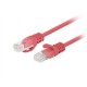 Lanberg Patchcord CAT.6 UTP 3M fluke passed 10-pack, Red | PCU6-20CC-0300-R