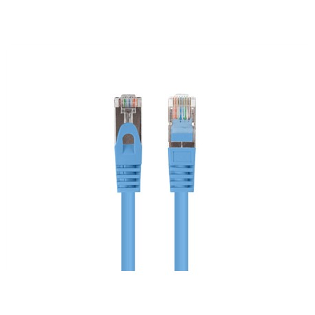 Lanberg Patchcord CAT.6 FTP 0.5M fluke passed 10-pack, Blue | PCF6-20CC-0050-B