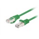 Lanberg Patchcord CAT.6 FTP 0.5M fluke passed 10-pack, Green | PCF6-20CC-0050-G