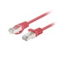 Lanberg Patchcord CAT.6 FTP 0.25M fluke passed 10-pack, Red | PCF6-20CC-0025-R