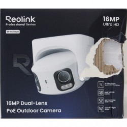 SALE OUT. Reolink PoE 4K 16MP Dual Lens and 180° panoramic view Camera | Reolink UHD Dual-Lens PoE Surveillance Camera with 180°