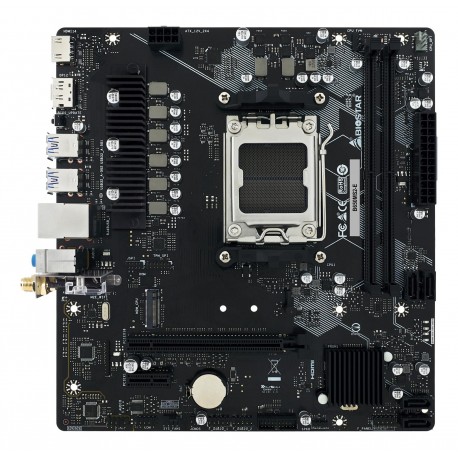 Mainboard|BIOSTAR|AMD B650|Socket AM5|micro ATX|RAM DDR5-SDRAM|2xSlots|1xNumber of M.2 (M) slots|B650MS2-E
