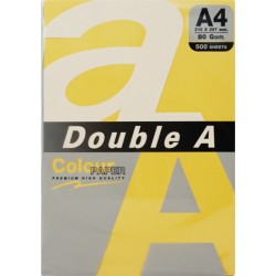 Spalvotas popierius Double A, 80g, A4, 500 lapų, Cheese