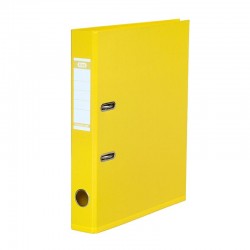 Arkinis segtuvas ekonominis, A4, 50 mm, geltonos spalvos