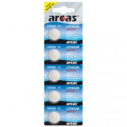 Arcas CR2032, Lithium, 5 pc(s)