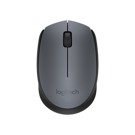 Logitech M170 Wireless Mouse, Black, Grey